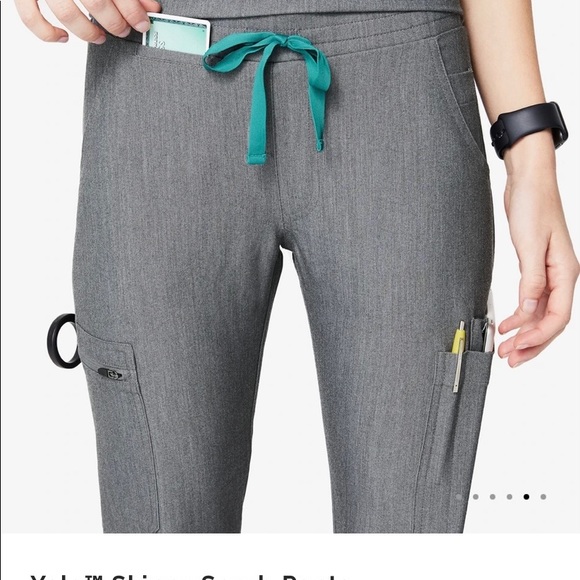 XS Figs yola skinny scrub pants women graphite - Picture 2 of 3